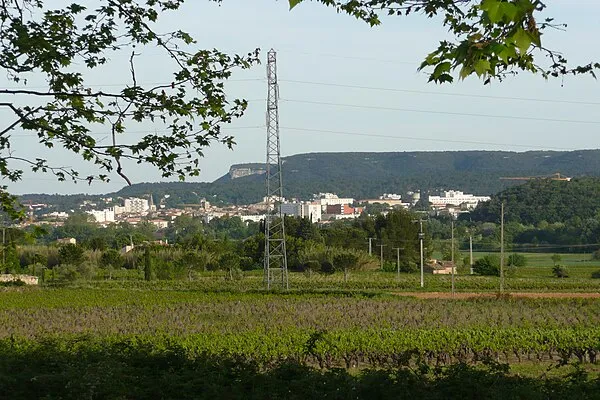 Vue sur Bagnols-sur-Cèze