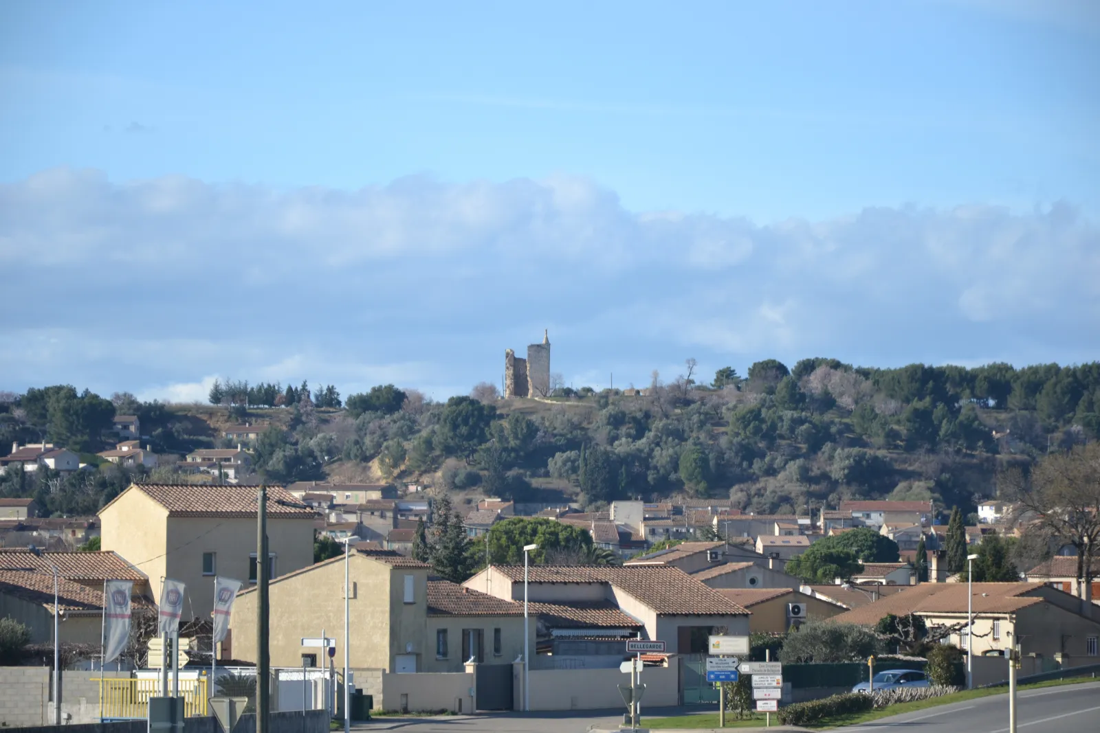 Vue de Bellegarde, Gard
