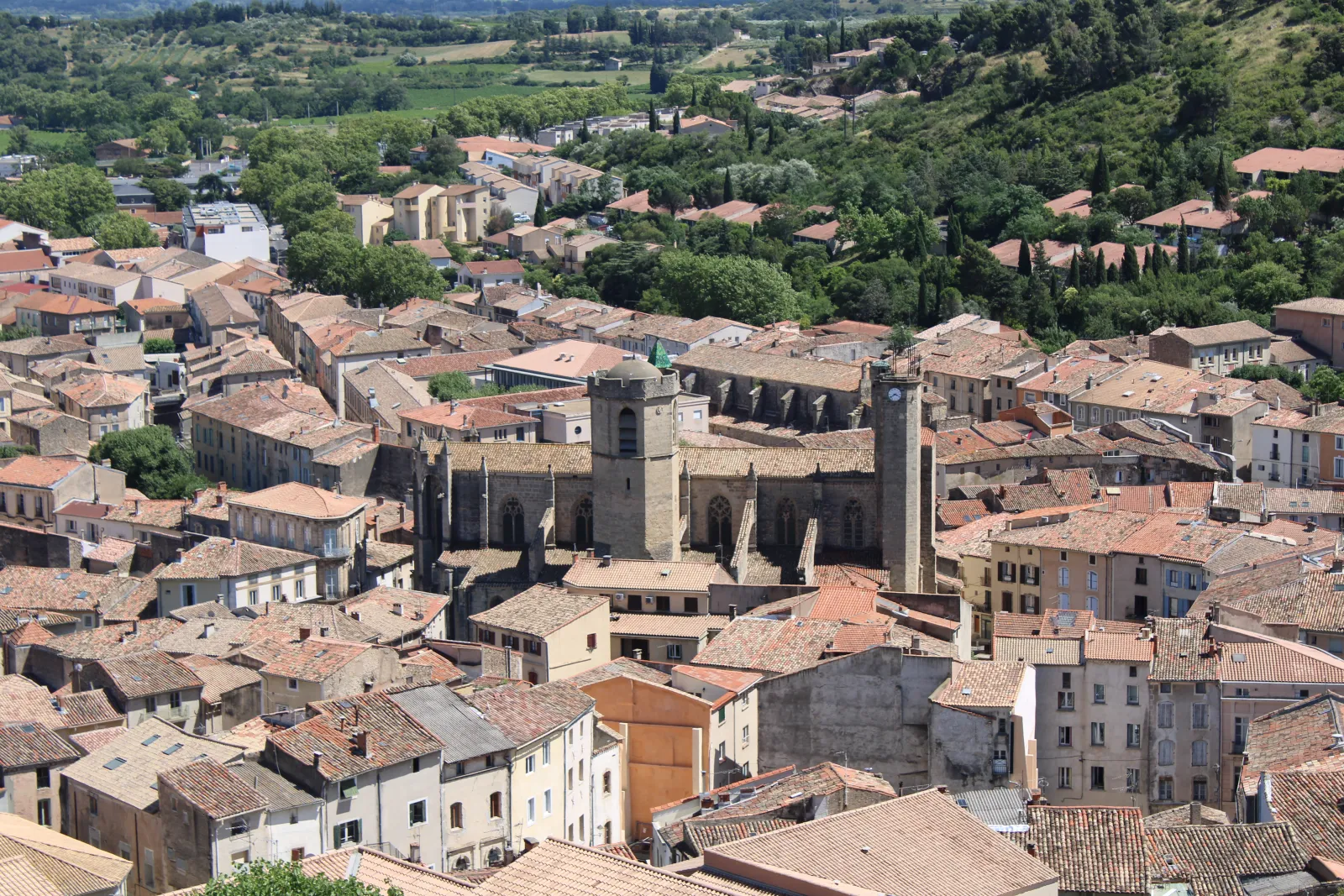 Vue de Clermont-l'Hérault, Hérault