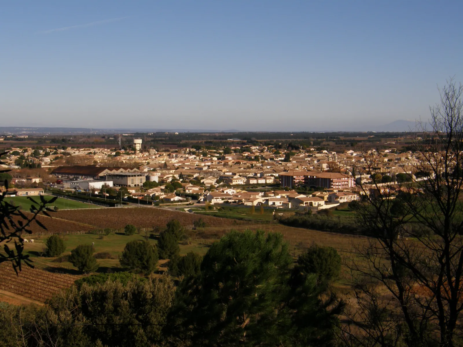 Vue de Générac, Gard