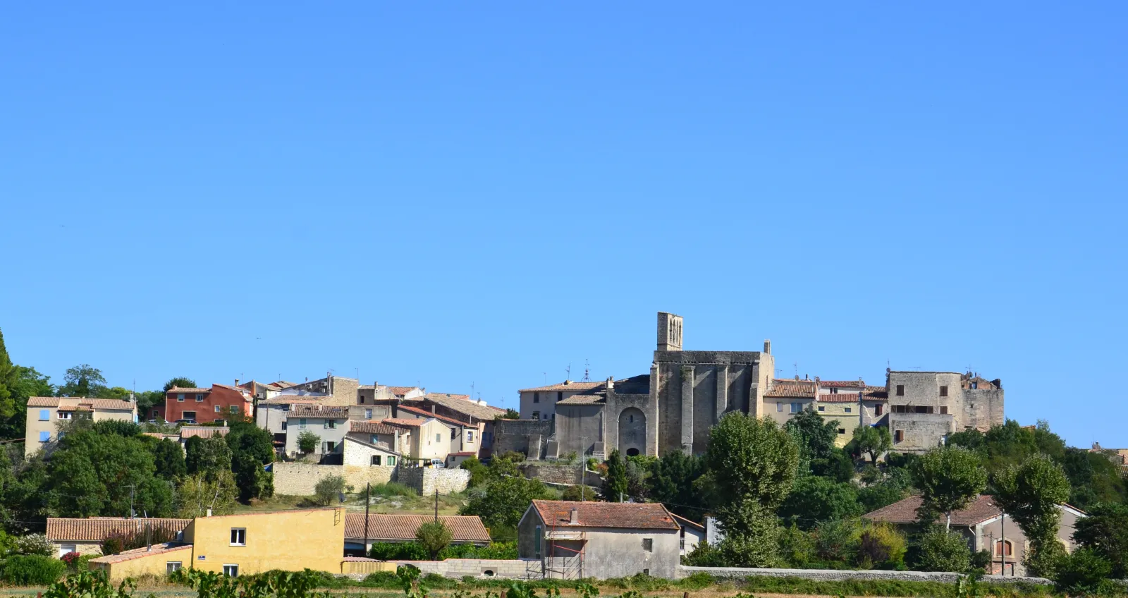 Vue de Montbazin, Hérault