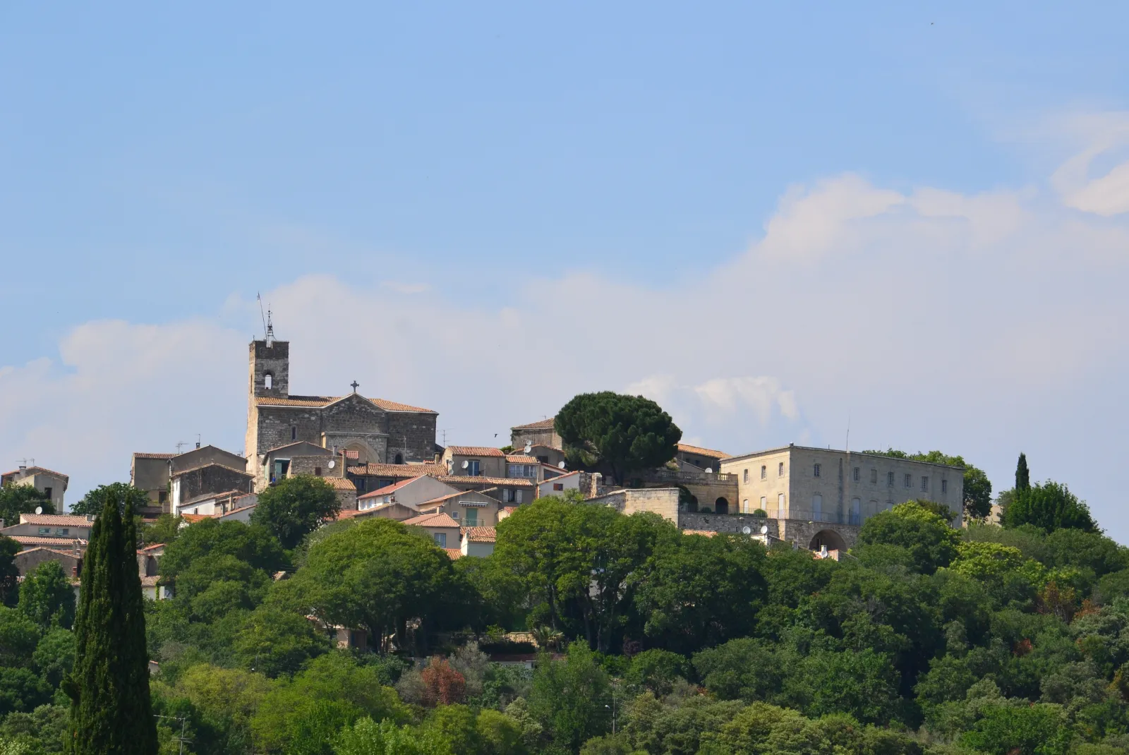 Vue de Montferrier-sur-Lez, Hérault