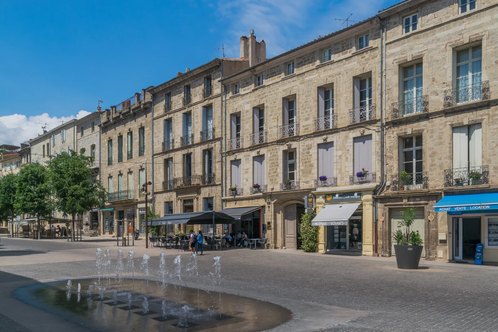 Vue de Pézenas, Hérault