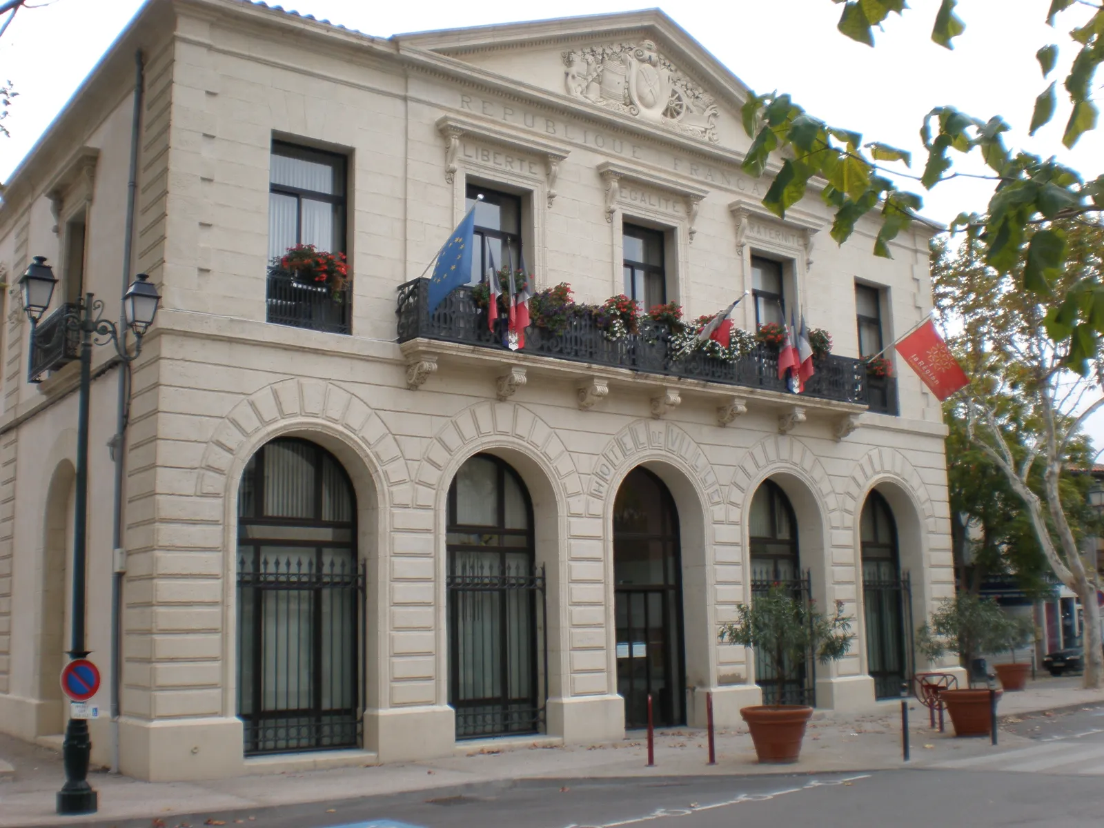 Vue de Saint-André-de-Sangonis, Hérault