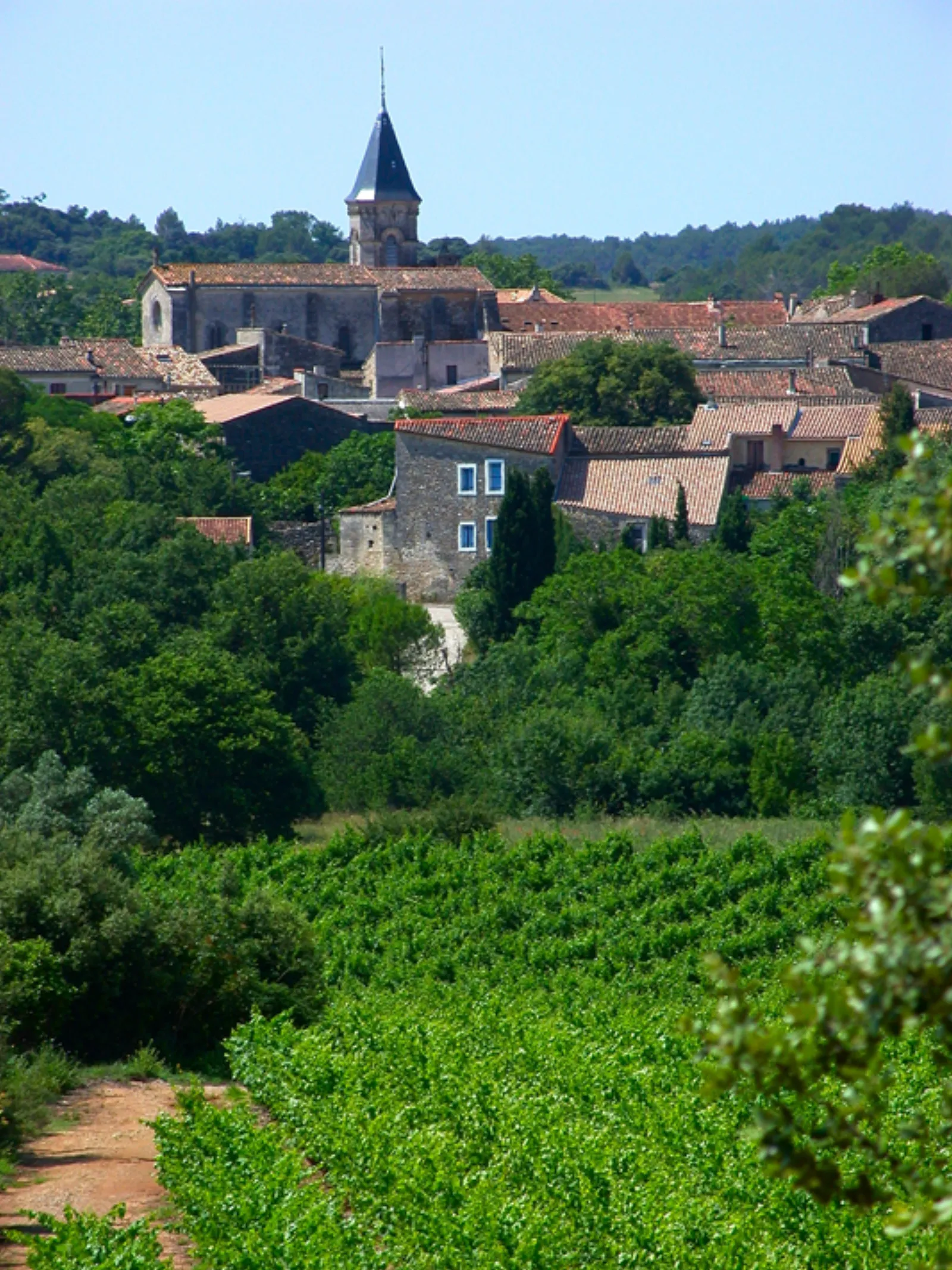 Vue de Saint-Drézéry, Hérault