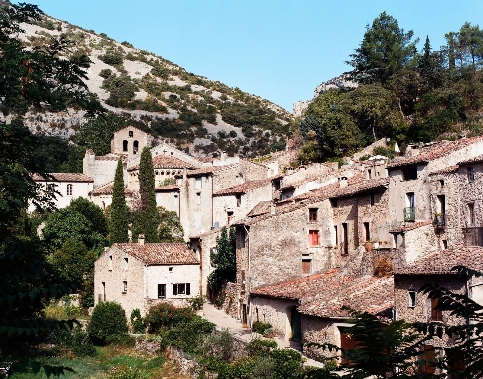 Vue de Saint-Guilhem-le-Désert, Hérault
