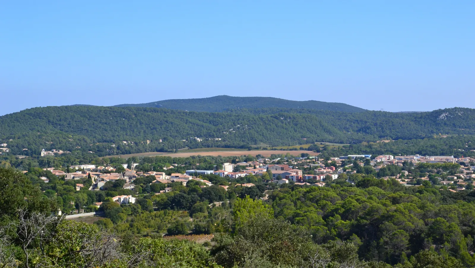 Vue de Saint-Mathieu-de-Tréviers, Hérault