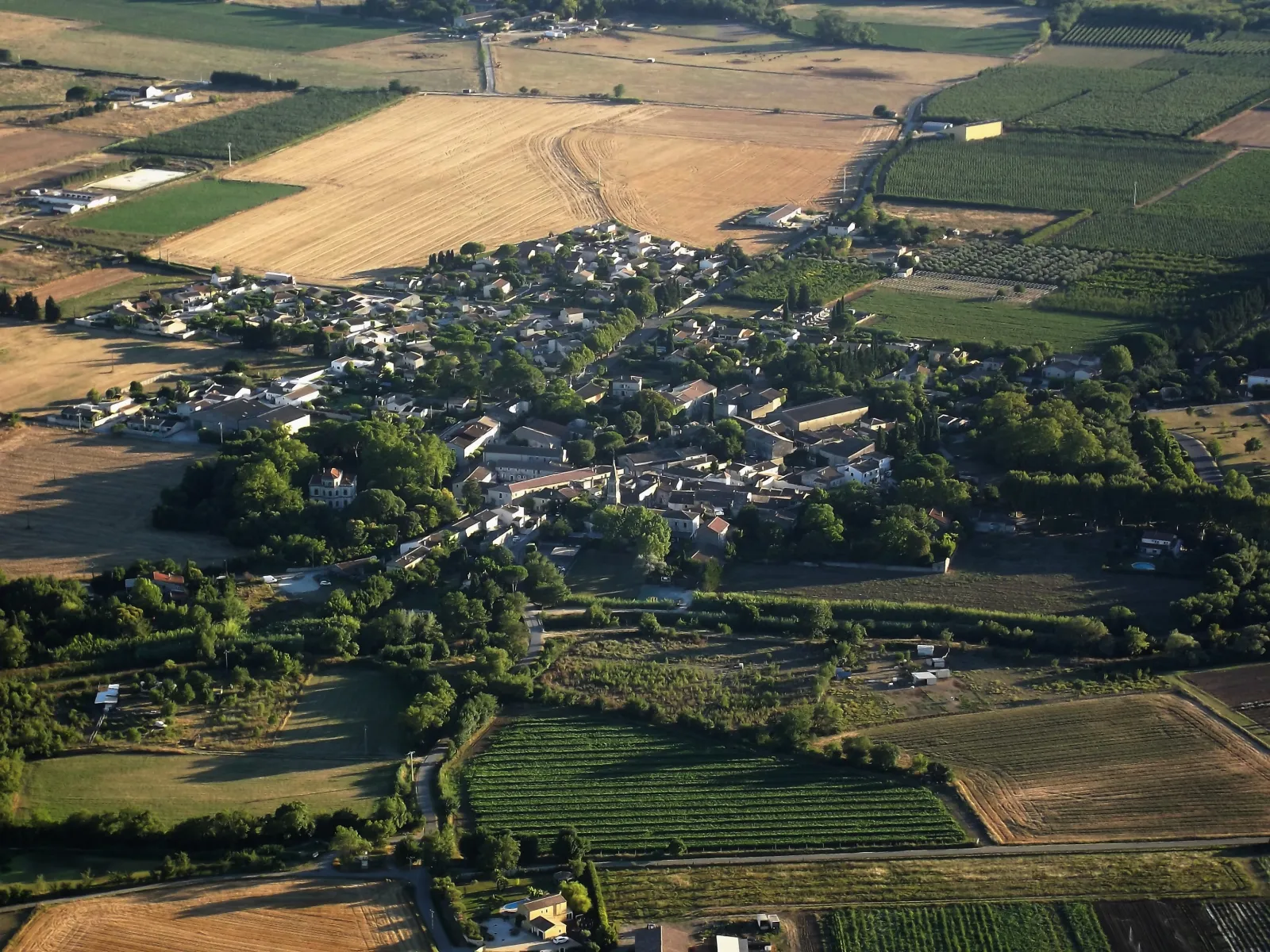 Vue de Saint-Nazaire-de-Pézan, Hérault