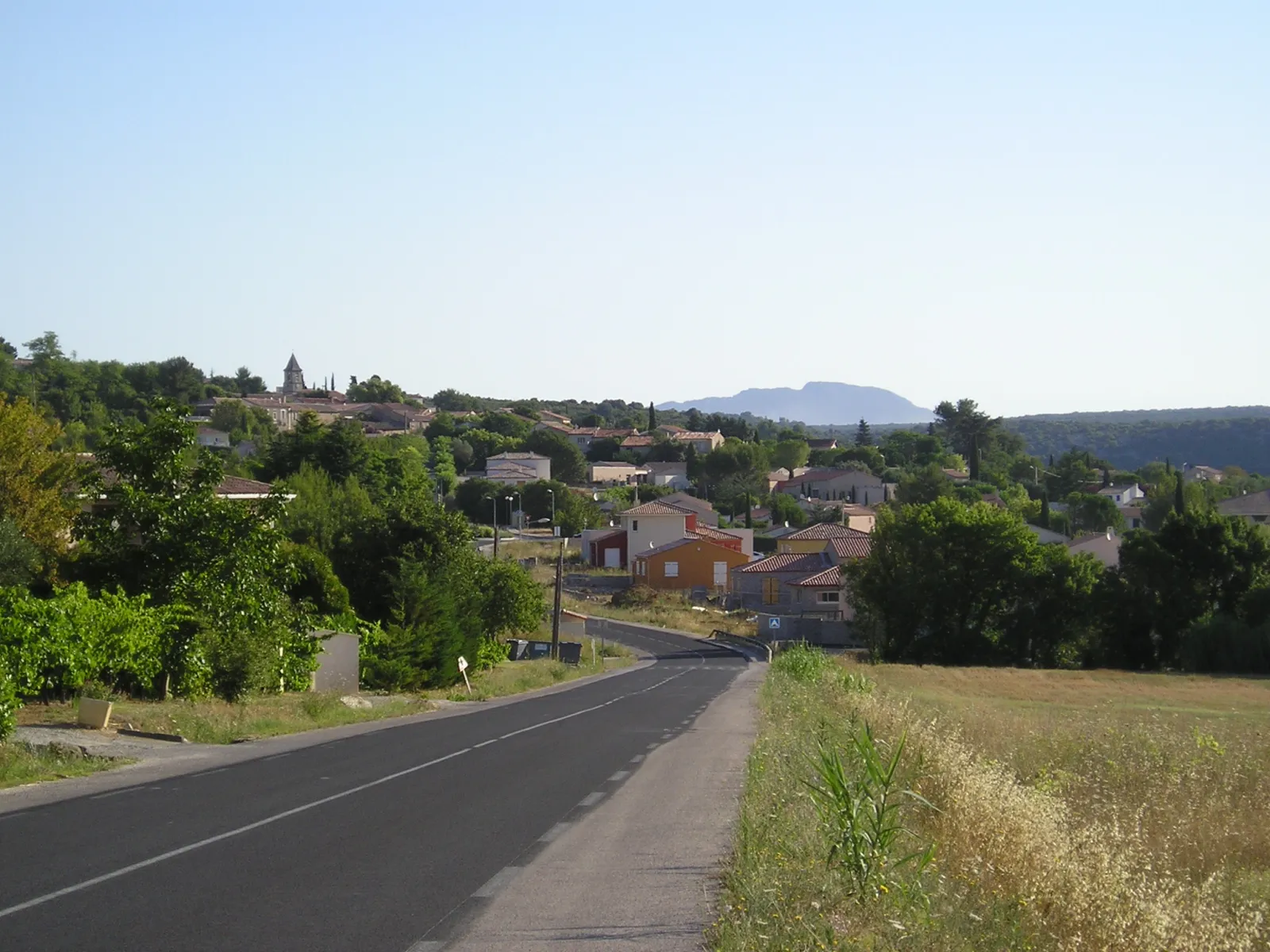 Vue de Vailhauquès, Hérault